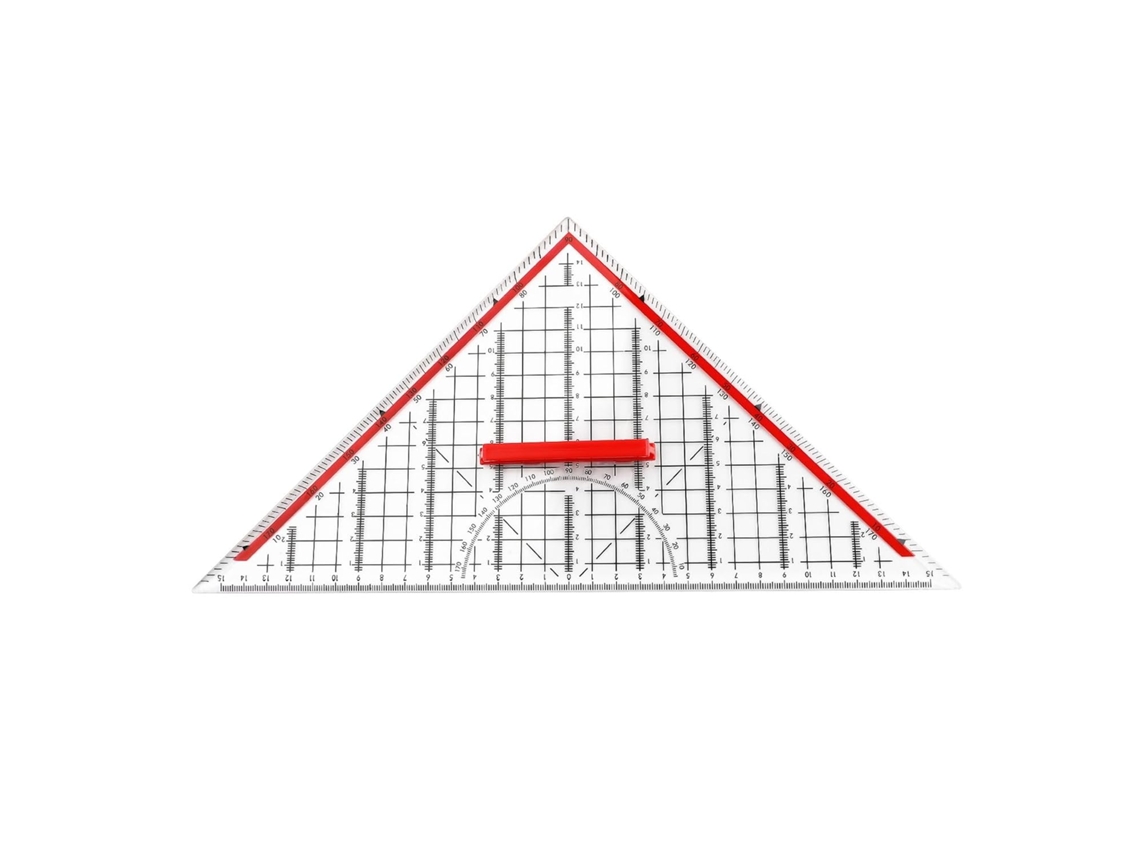 Conjunto De Desenho Menolana Com Cabo Removível, Régua Geométrica