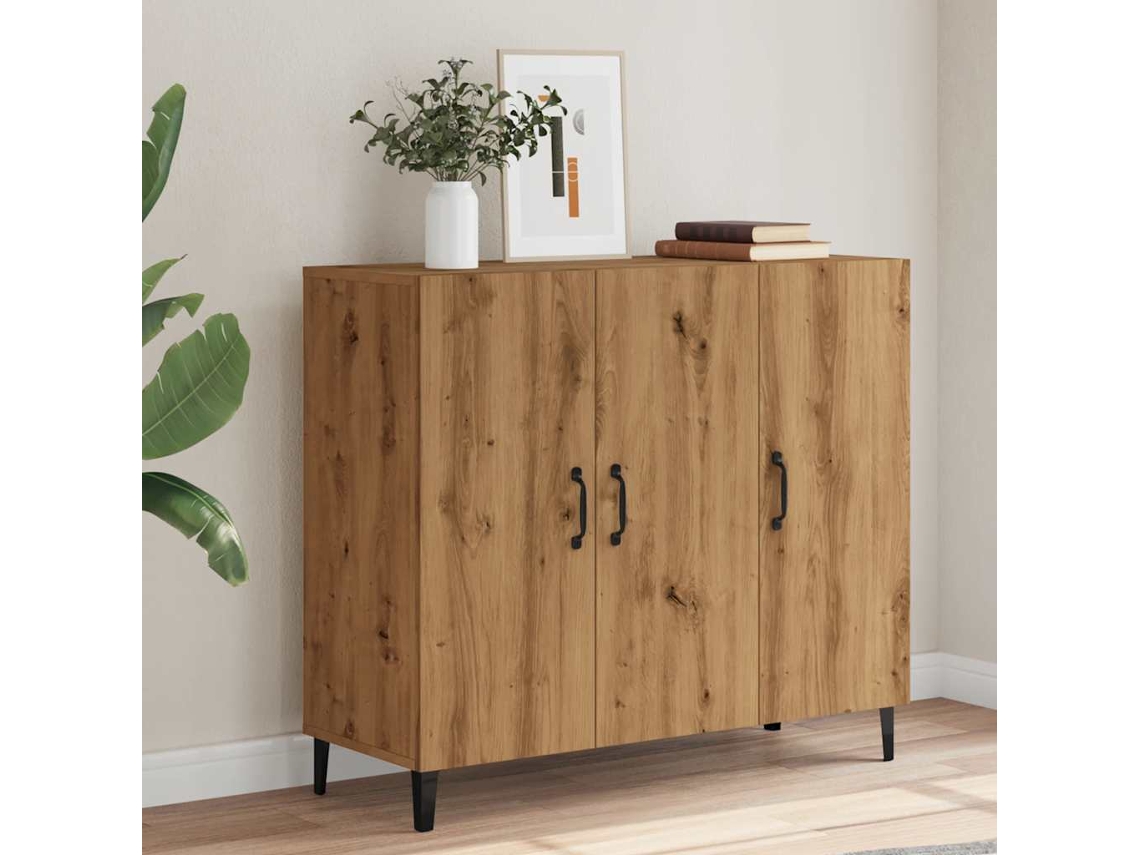 Aparador 90x34x80 cm Derivados de Madera de Roble Artesano