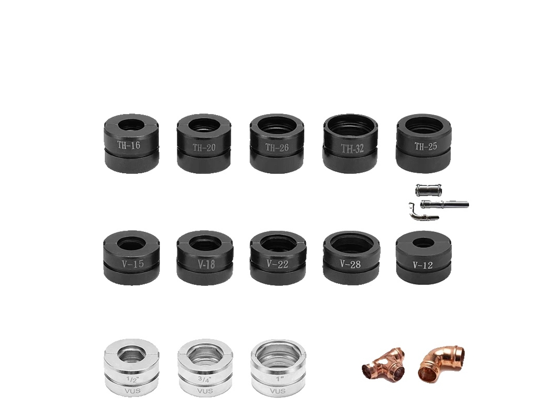 Ferramenta De Crimpagem De Tubo Pex, Kit De Mandíbulas Crimpadoras Hidráulicas, 16 32mm,th16 20 26 32mm Oem