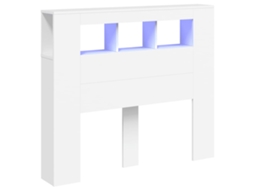 Cabeceira de cama com LEDs Branco MAISON EXCLUSIVE (120x18,5x103,5 cm)