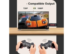 Console de Jogos Portátil, Jogos, Joystick, Caixa com Mais 30.000 Integrados e Dois Contr Oles para Competitivos. GOKOCO