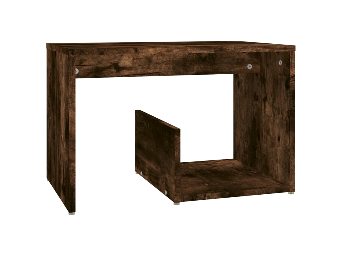 Side Table, Side Tables Vidaxl Marrom Madeira Processada (n/a)