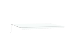 Toldo retrátil manual branco 600x300 cm