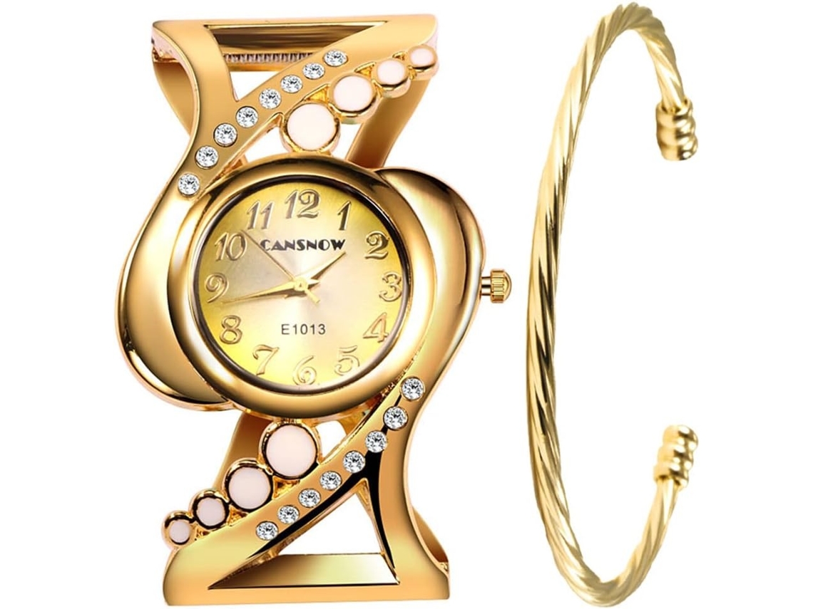 Lurelia Relógio Feminino, Movimento De Quartzo, 6,2 Polegadas, Aço Inoxidável, Prata E Preto