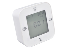 Relógio despertador multifuncional Baok com termohigrômetro, controle de voz e iluminação para casa.