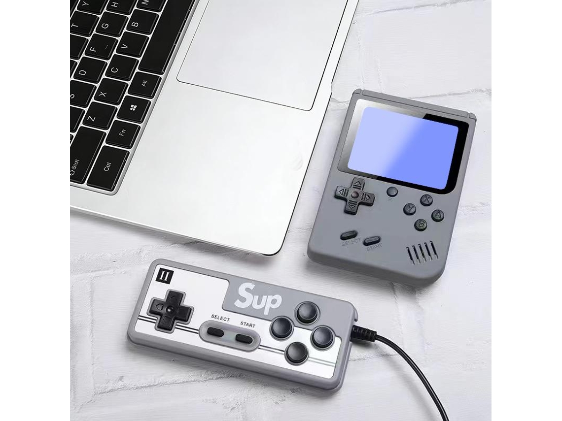 Console Portátil Retrô com 500 Títulos Clássicos AQUAFORGE