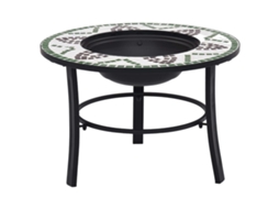 Braseira VIDAXL Verde Cerâmica (68 cm)