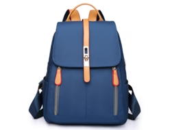 Mochila Feminina Oxford Estilo Coreano Azul Grande Capacidade Casual Outdoor Sfushos