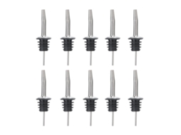 10pcs Despejador de Vinho Aço Inoxidável 304 Tampa de Garrafa Dispenser Cozinha Bar Acessórios S/MARCA