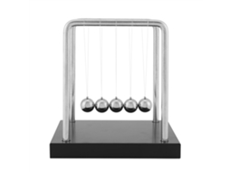 Pendulo de Newton Bola de Aço Balanço Brinquedo Mesa Ciência