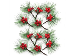 Decoração de guirlanda de Natal com material artificial PVC LAXISCREED