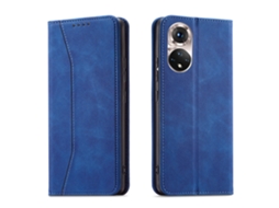 Capa De Couro Para Celular Honor, Compatível Com A Nova Capa Flip Da Huawei.azul - Mate 50