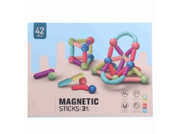 Brinquedo De Montagem Magnética Blocos De Construção 42pcs Para Crianças Educativo