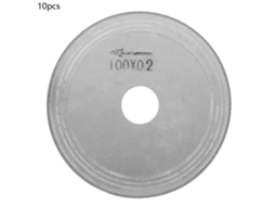 10 Peças Disco De Corte Ultra Fino De Diamante 100mm Para Jade Vidro (100*20*0.2mm)