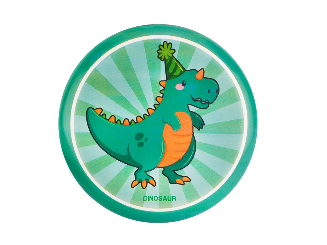 Frisbee Infantil: Auxílio Didático para Integração Sensorial Treinamento de Integração Sensorialdesenho de Dinossauro CHENNNLS (20cm)