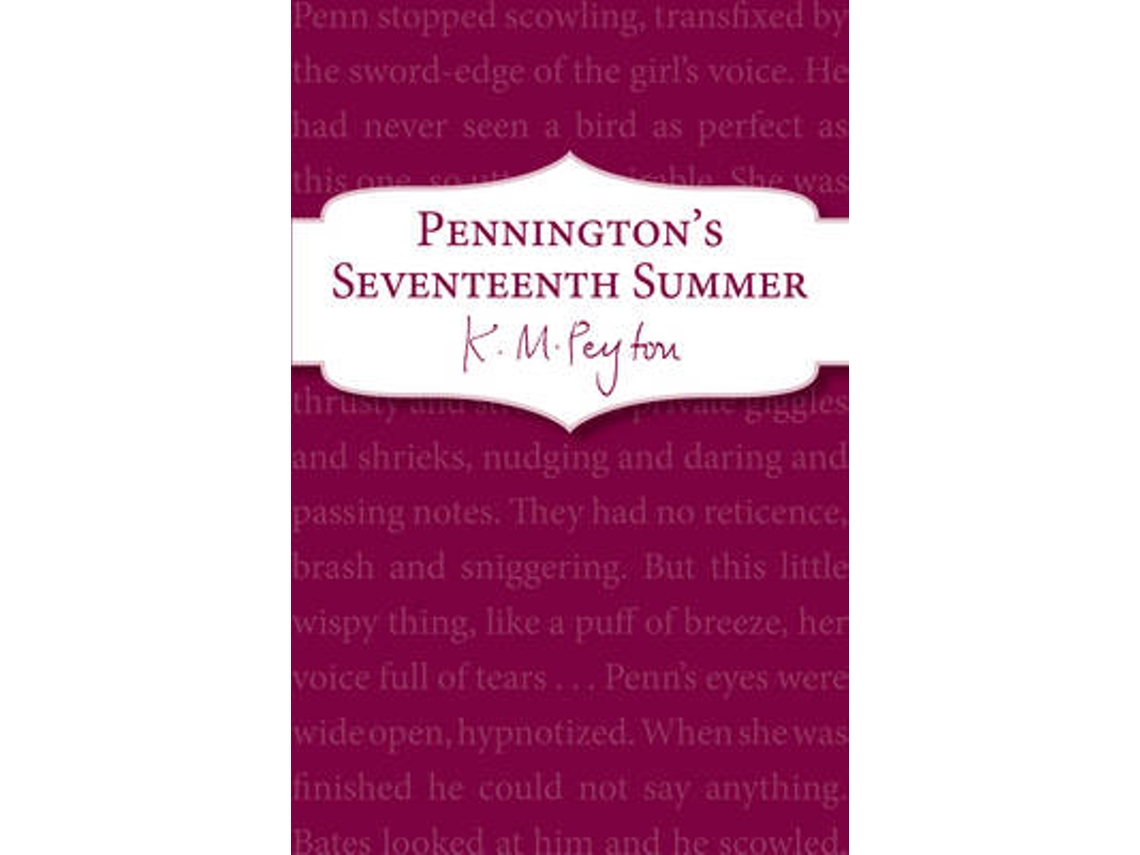 Livro Penningtons Seventeenth Summer de K M Peyton (Inglês)