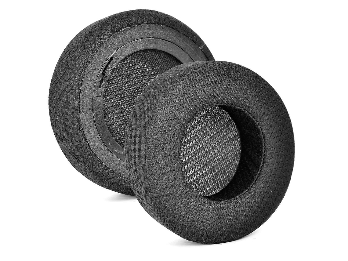 Lurelia Almofadas Auriculares Para Auscultadores Corsair Virtuoso Rgb, Em Espuma Macia E Tecido Respirável, Preto, 10mm, 1 Par