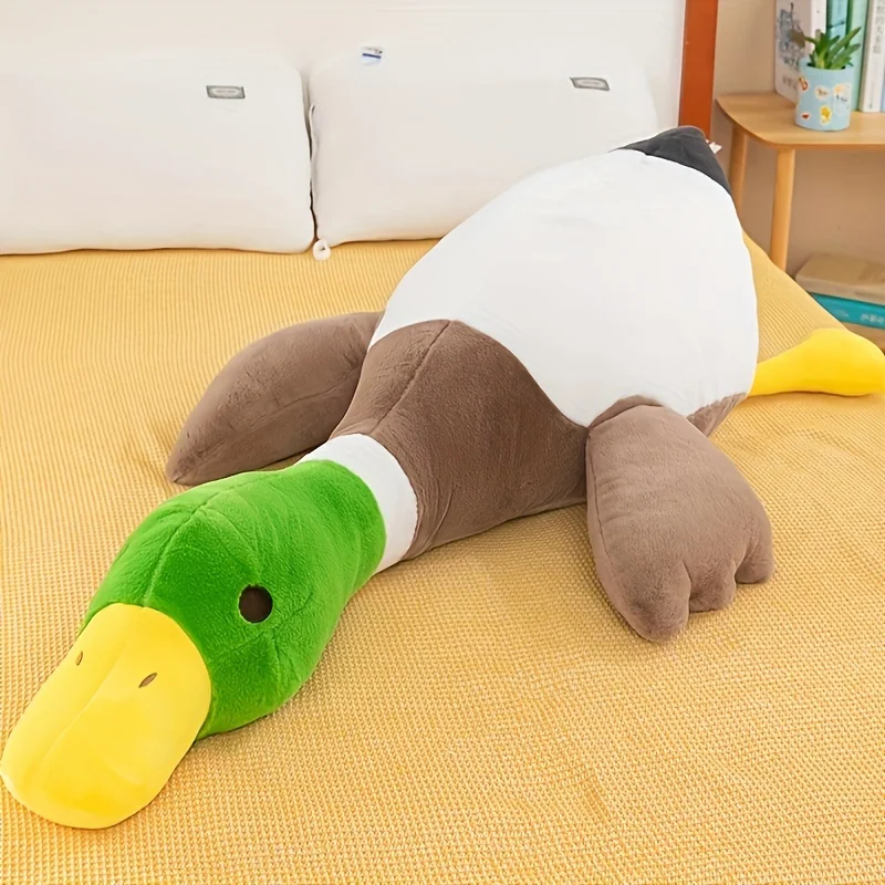 (verde, 65cm) Pato De Pelúcia, Travesseiro Fofo Para Dormir, Cisne De Pelúcia Fofo