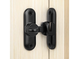Fechadura de porta deslizante Slowmoose 90/180 graus com parafusos para portas de correr, cozinhas e janelas