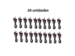 Cabos de Eletrodos Condutores com Conexões de Ponta Digital, Ferramentas de Terapia Digital MDUG (20 Unidades)