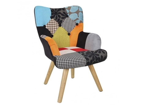 Cadeira Patchwork Para Crianças L 45 Cm X L 50 Cm X H 65 Cm Helsinque Ac Déco
