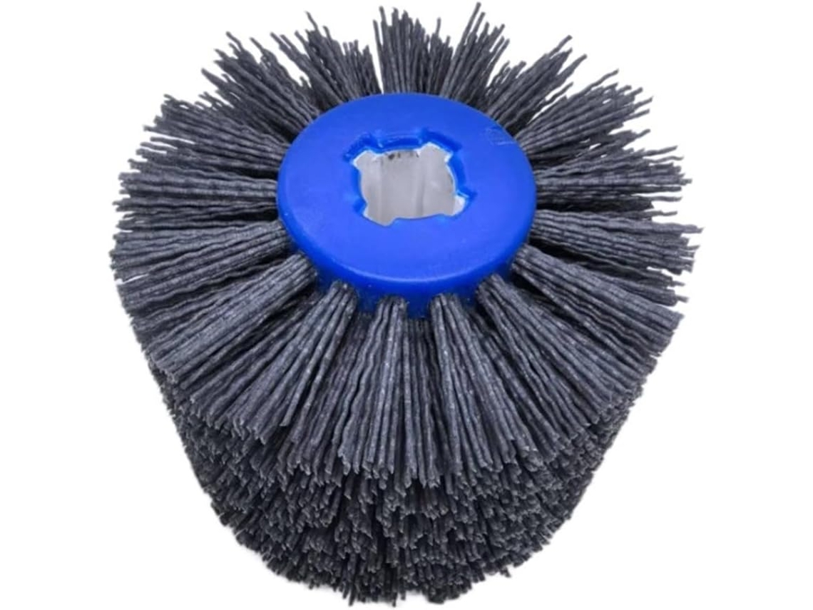 Escova Elétrica De Arame Abrasivo Nylon 120x 100x 19mm, Para Trabalhos Em Madeira E Metal