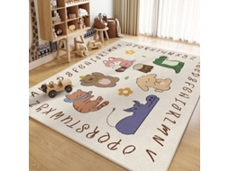 Tapete de Atividades Educativo Antiderrapante, Tapete de Engatinhar para Crianças, Tapete Decorativo para Quarto,estilo 1/40x60cm GERTIZ
