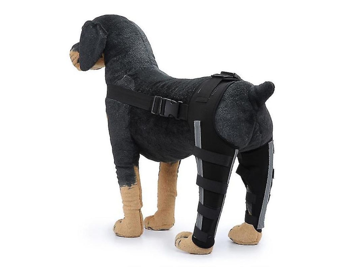 Rebe-protector De Rodilla Para Perros Com Suporte Extra Para Lca, Luxação, Artrite E Cuidado De Feridas Xs Preto2