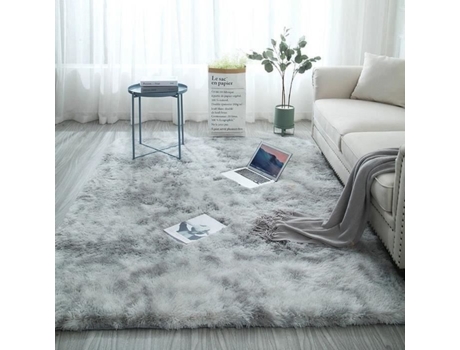 Tapete Tempsa Quarto Shaggy Antiderrapante Poliéster Cinzento (x230 Cm)