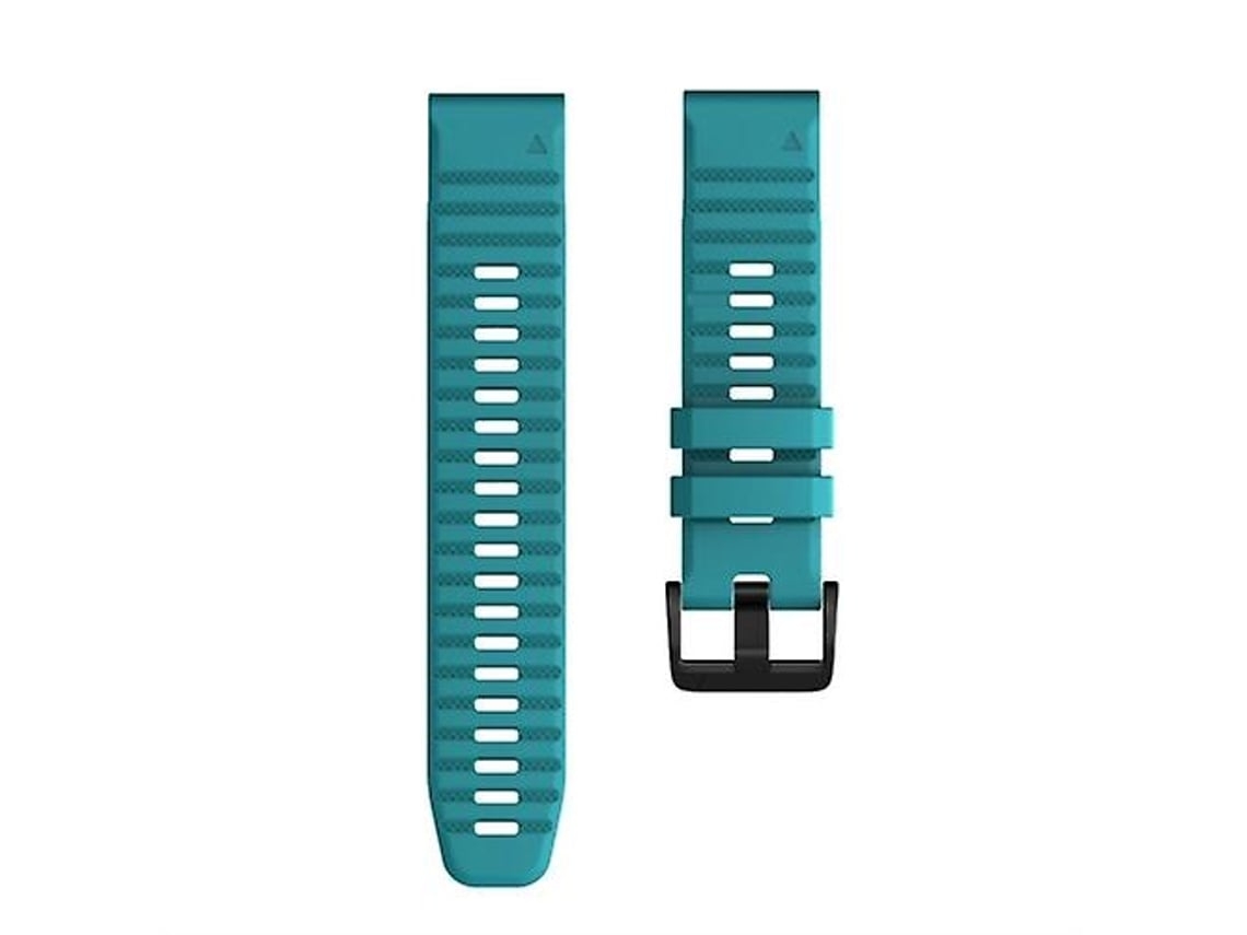 Lurelia Garmin Fenix 7x/ 6x 26mm Pulseira De Silicone Liberação Rápida Azul Verde