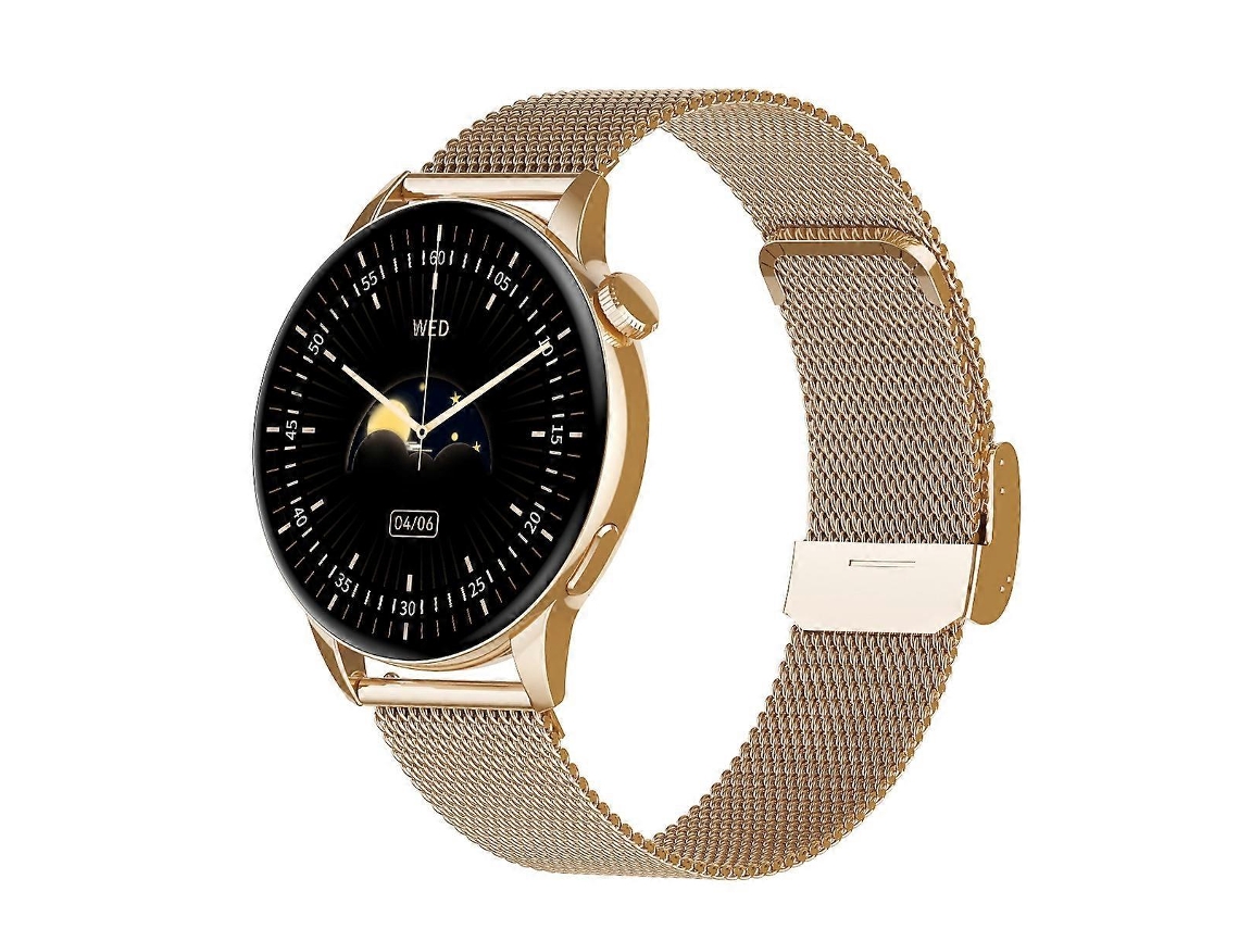 Smartwatch com tela Amoled HD1 de 1,3 polegadas e função NFC VONKELIOS