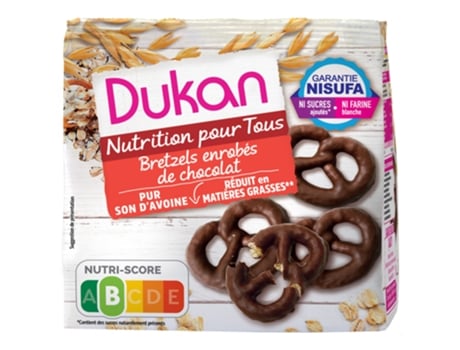 Pretzels com Cobertura de Chocolate 100 G DUKAN