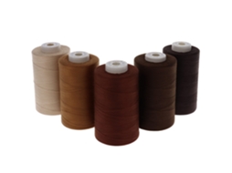 Conjunto de 5 fios de poliéster Dacor 120, 5.000 metros, mix 06 Wood SEWFIL