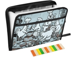 Pasta Material De Escritório Com 13 Bolsos, Tamanho A4 Carta, Com Fecho De Zíper, Uso Comercial, Estampa