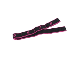 Cinta Elástica de Resistencia para Fitness, Cinturón, Yoga, Sling, Accesorio de Entrenamiento, Rosa Vermelho S/MARCA