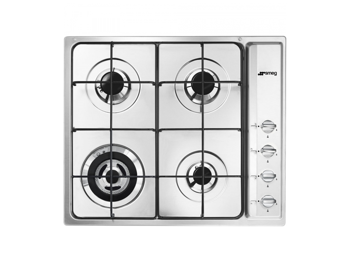Placa de Gás SMEG SR64S (58.5 cm - Inox)