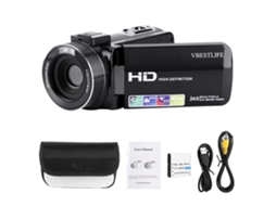 Câmera Digital Vbestlife Filmadora Hd 1080p Tela Lcd De 3 Polegadas Zoom Digital 16x Brilvibera