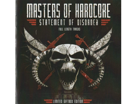 Cd Masters Of Hardcore - Statement Of Disorder - Limited Giftbox Edition Masters Of Hardcore