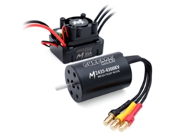 Motor Brushless M2440 4300kvsurpass hobby M2440 À Prova D'água Preto Esc M35a Impermeável Carros Rc 1/18 Peças MDUG