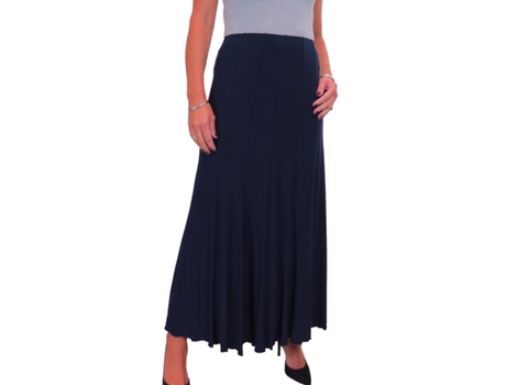 Saia de Mulher PAULO DUE Stretch Long Maxi Azul (42/44)
