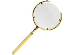 Lentes de Vidro 6x, Lupa com Armação Metálica para Inspeção e Estampagem. SFUSHOS