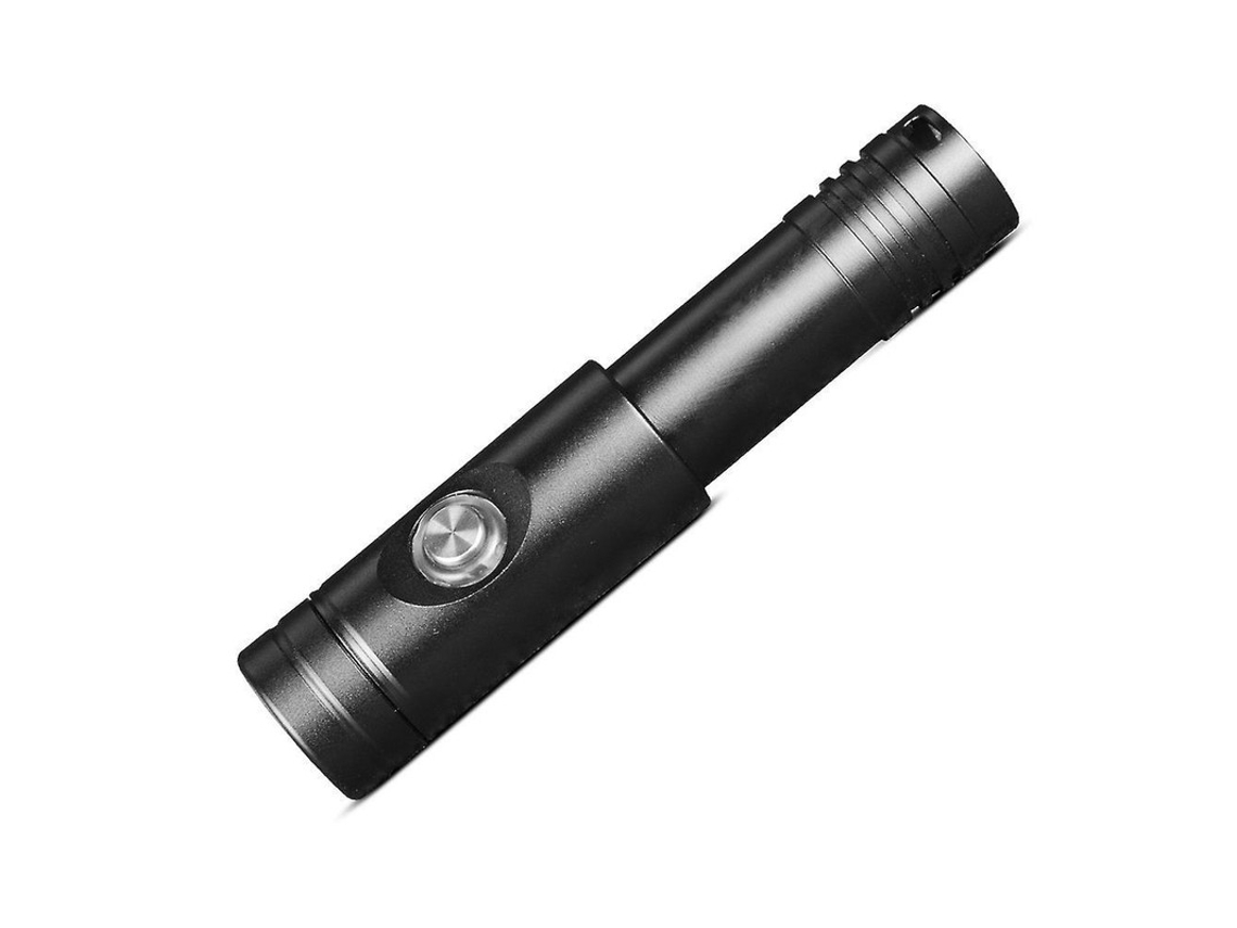 Lanterna De Mergulho Wd12 1050 Lúmens Recarregável 100m Subaquática Tocha Yizhood (preto)