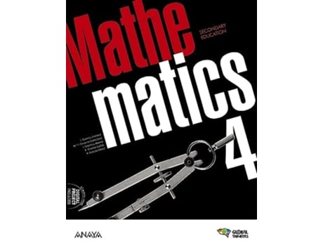 Livro Mathematics 4ºeso. Students Book 2023 Da Editorial Anaya De José Colera Jiménez, Ignacio Gaztelu Albero Et Al. (inglês)