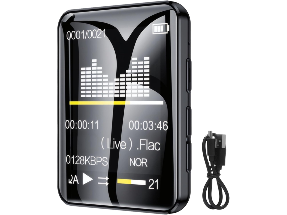 Mini Reprodutor De Mp3 128 Gb, Com Conexão Sem Fio Para Crianças,