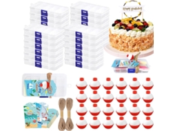 De Pesca Multifuncional Pequena, Acessórios De Pesca Decorativos Com Bóia Decoração Temática Gokoco
