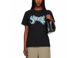 Ghost Blue Grey Keyline Logo T-shirt Unisex Adults Size:xl