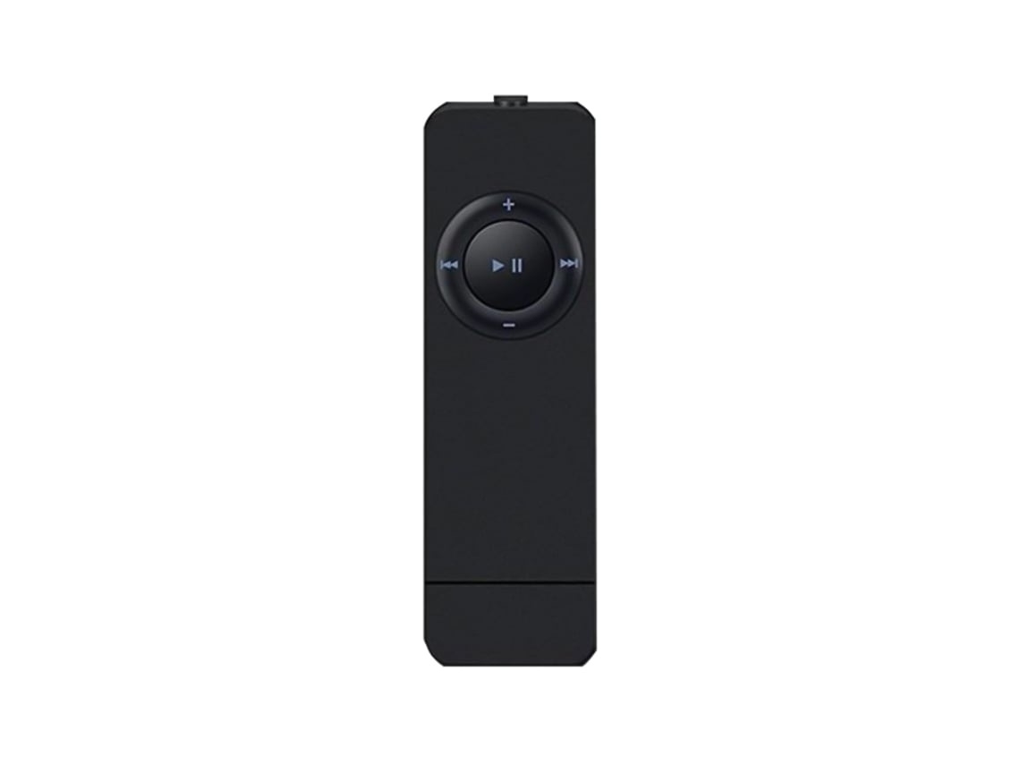 Leitor Mp3 Lurelia Mini Recarregável, Microsd/tf, Corpo Compacto 8,5 Cm, Preto