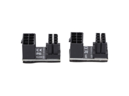 2 Peças Adaptador De Energia Para Placa De Vídeo 8 Pinos Para 8 Pinos Com 180 Graus Para Desktops