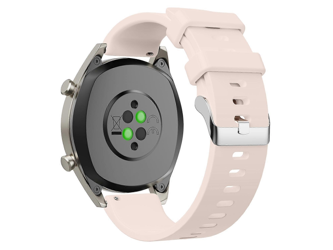 Pulseira De Silicone Brilhante Para Relógio, 20 Mm