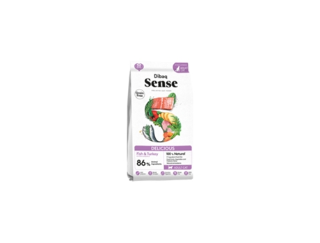 Ração para Gatos DIBAQ PETCARE Sense Grain Free Delicious Peixe e Peru